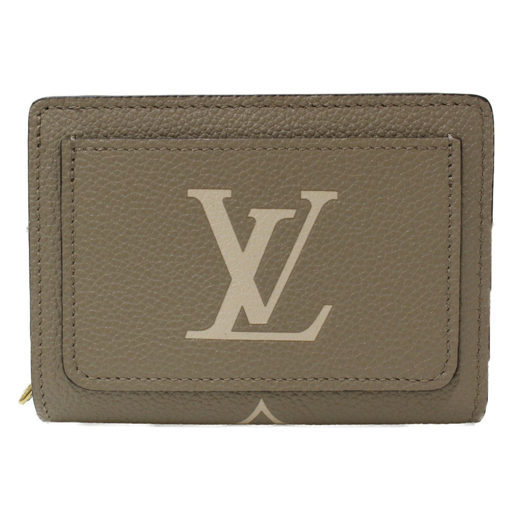 UnWith Louis VUITTON Portefeuille Claire Empreinte Tourterelle Cream Gray